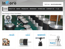 Tablet Screenshot of incoremotion.com